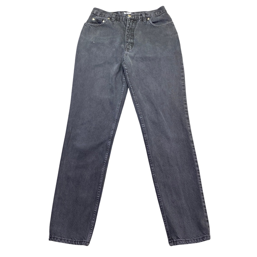 725 Originals Vintage High Rise Straight Leg Jeans Faded Black Sz 30 Made Canada